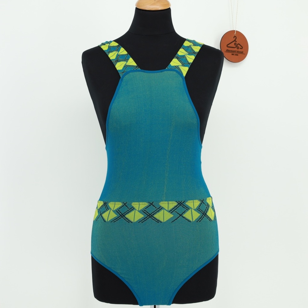 FREE‎ PEOPLE Argyle Thong Bodysuit